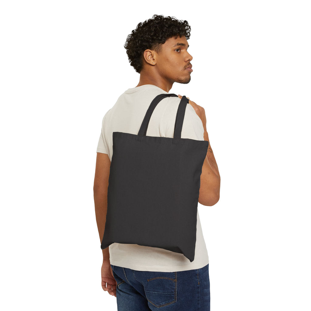 Canvas Tote Bag — Golden Retriever with Houseplants Illustration