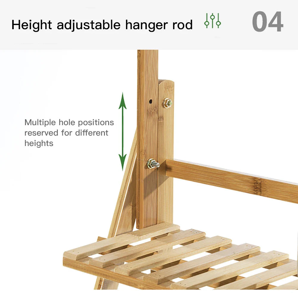 Bamboo Plant Stand Delight