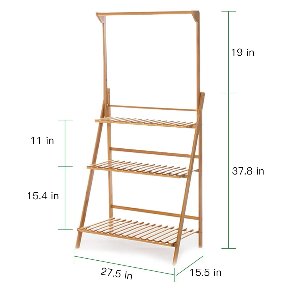 Bamboo Plant Stand Delight