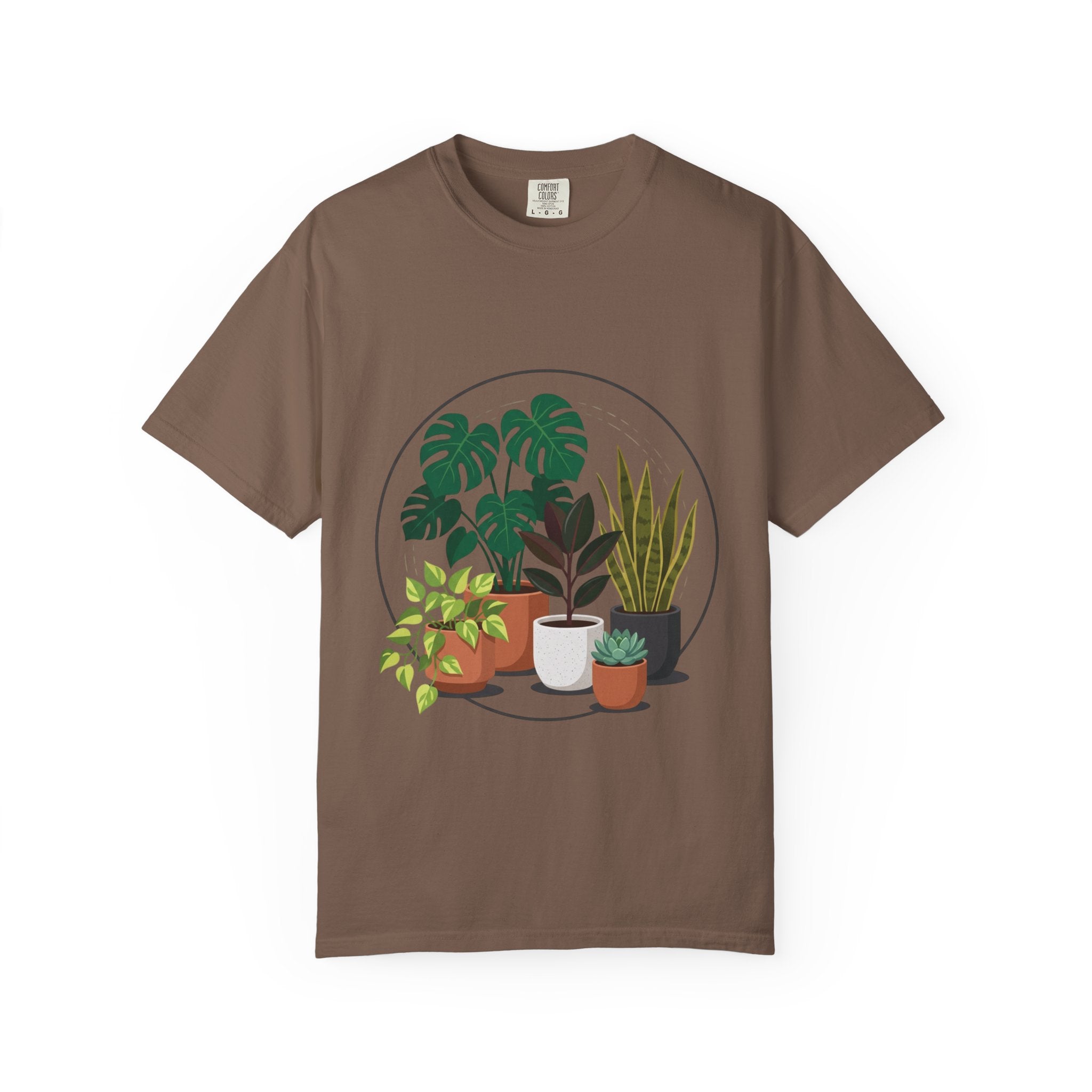 Houseplant Lover T-Shirt — Botanical Graphic Tee
