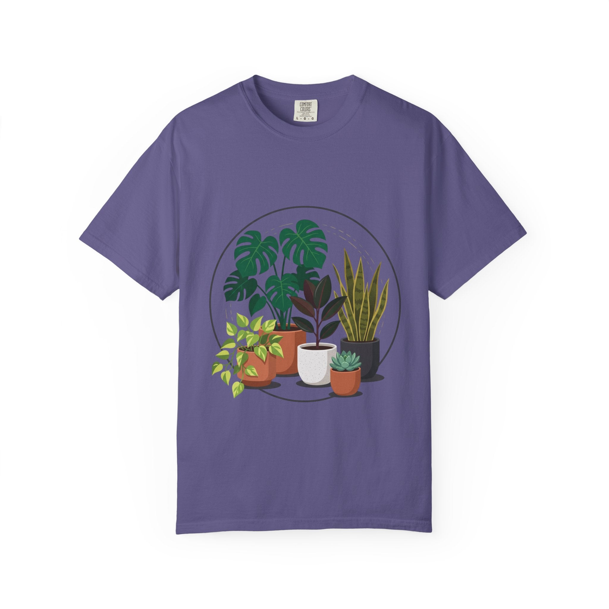 Houseplant Lover T-Shirt — Botanical Graphic Tee