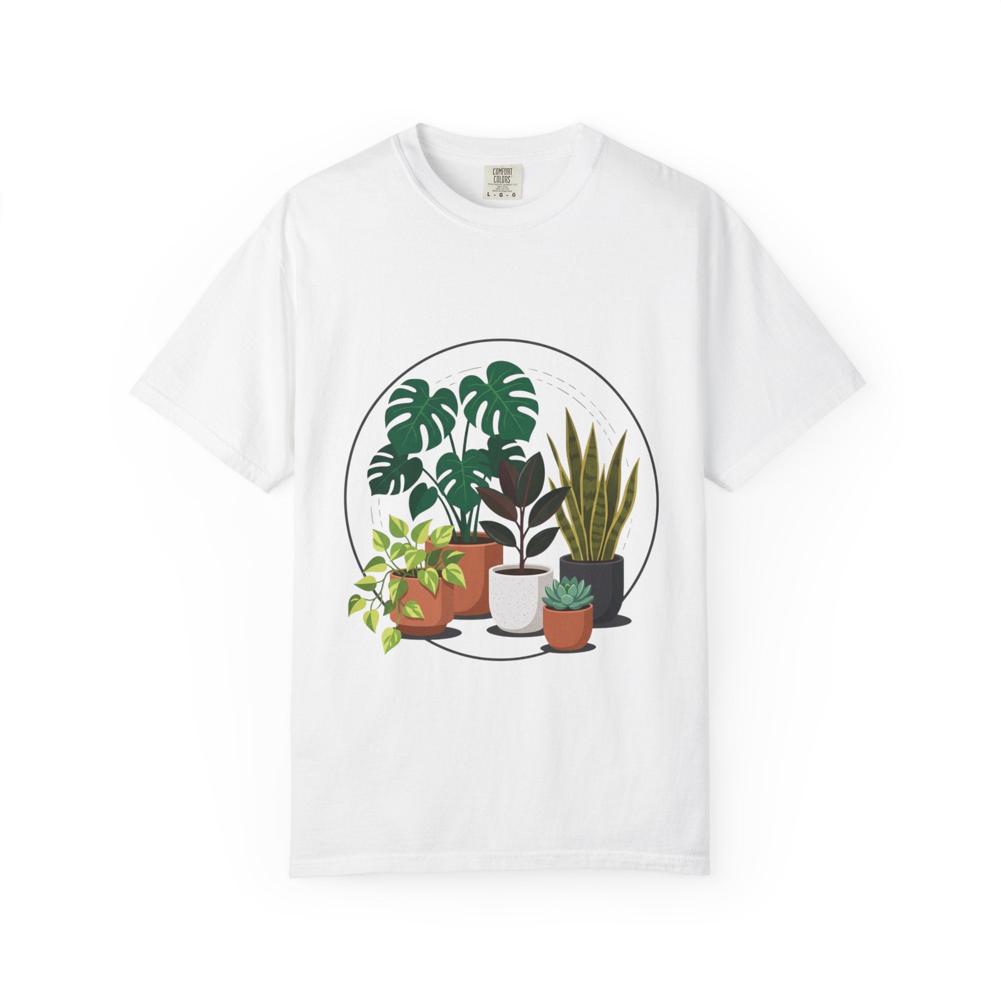 Houseplant Lover T-Shirt — Botanical Graphic Tee
